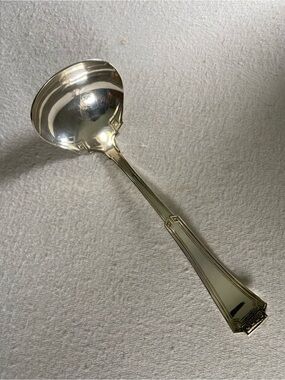 1881 Rogers Serving Spoon/ Ladle with Art Deco Styling
